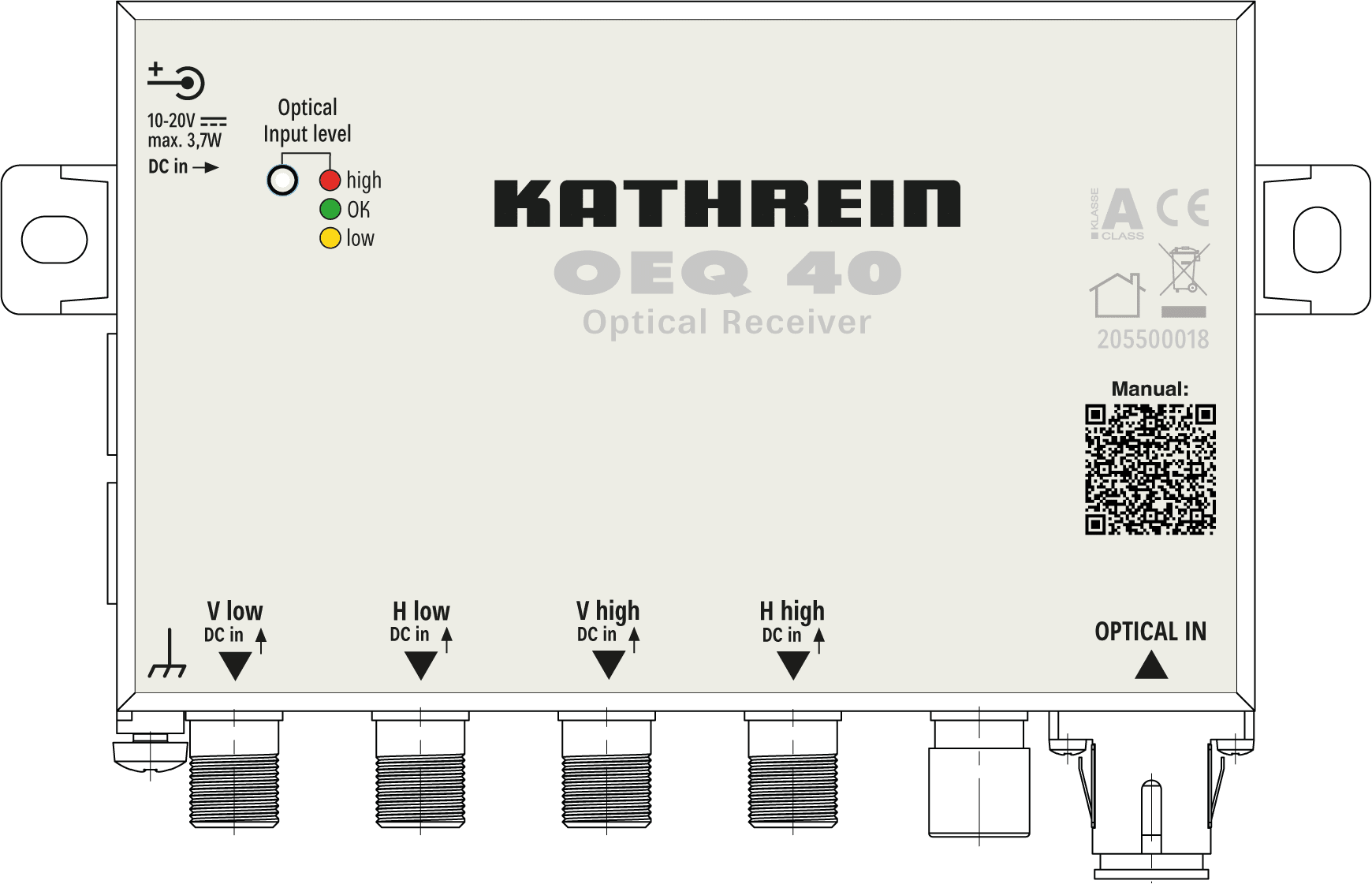 OEQ40 optikos dektis